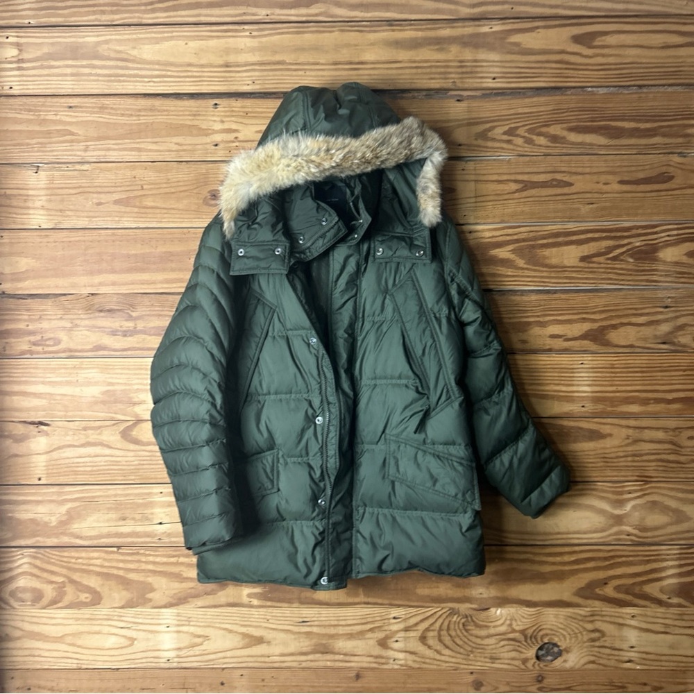 Marc New York Olive Green Jacket with Black Label Down Parka